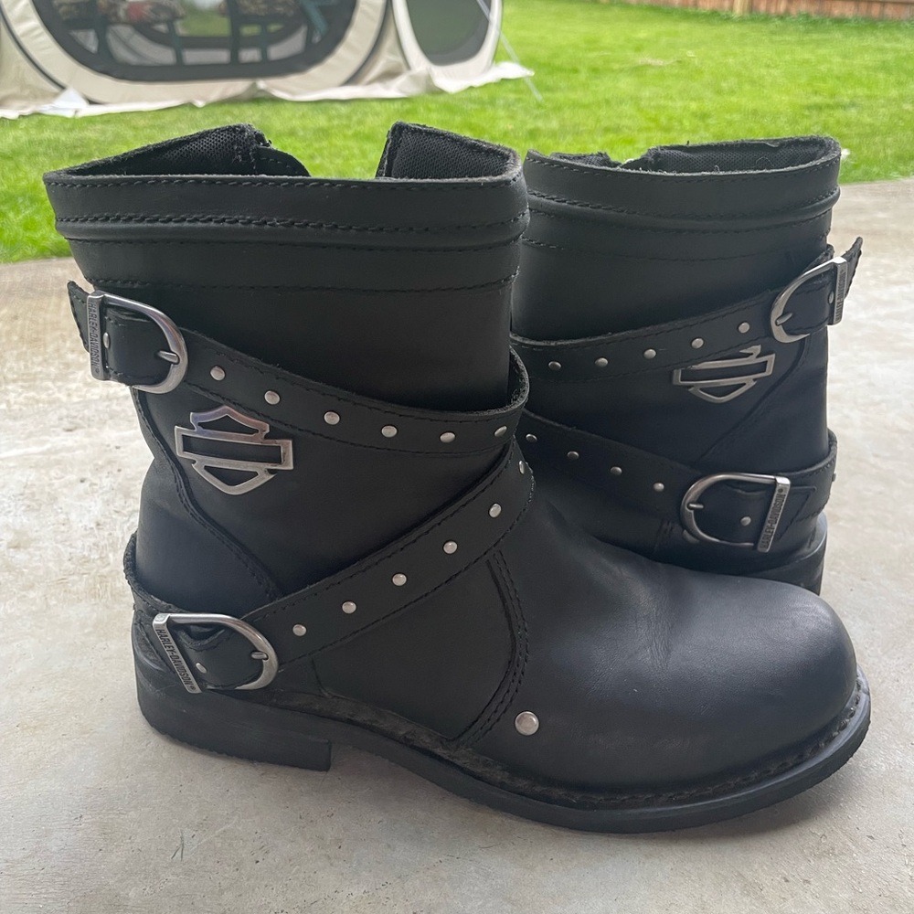 Harley Davidson Leather Boots
